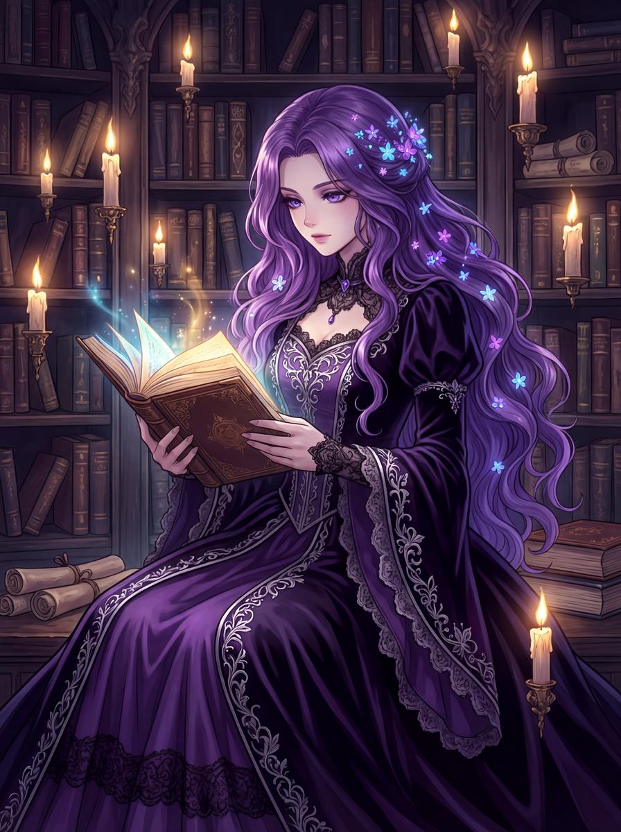 91动漫-紫夜幻书录奇幻冒险动漫